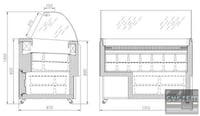 Вітрина для м'якого морозива Juka TOFFINO, фото №2, інтернет-магазин харчового обладнання Систем4