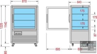 Морозильный шкаф для мягкого мороженого Tecfrigo Kubo 250 GBT, фото №3, интернет-магазин пищевого оборудования Систем4