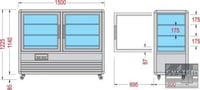 Морозильный шкаф для мягкого мороженого Tecfrigo Kubo 500 GBT:, фото №3, интернет-магазин пищевого оборудования Систем4