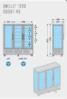 Морозильно-холодильна шафа для м'якого морозива Tecfrigo SNELLE 1200 GS-GBT-VU, фото №2, інтернет-магазин харчового обладнання Систем4