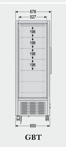Морозильна шафа для м'якого морозиваTecfrigo EKODIVA 650 GBT, фото №2, інтернет-магазин харчового обладнання Систем4