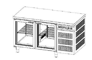 Стіл холодильний Modern-Expo NRABGB.000.000-00 A SK, фото №2, інтернет-магазин харчового обладнання Систем4