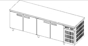 Стіл холодильний Modern-Expo NRADAB.000.000-00 A SK, фото №2, інтернет-магазин харчового обладнання Систем4