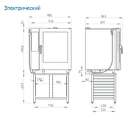 Пароконвектомат Retigo O 1011BC, фото №3, інтернет-магазин харчового обладнання Систем4