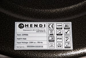 Электрическая сковорода Hendi 239506, фото №4, интернет-магазин пищевого оборудования Систем4