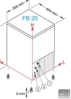 Льдогенератор Ice Queen  FB-20 A, фото №3, интернет-магазин пищевого оборудования Систем4