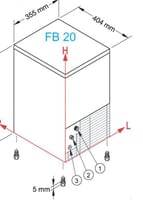 Льдогенератор Ice Queen  FB-25 A, фото №2, интернет-магазин пищевого оборудования Систем4