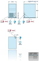 Льодогенератор SAGI (CUBETTI) KGCW23, фото №2, інтернет-магазин харчового обладнання Систем4