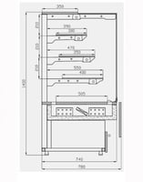 Кондитерский шкаф Cold C-09 Laguna LG, фото №2, интернет-магазин пищевого оборудования Систем4