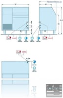 Льдогенератор SAGI (GRANULARE) KFW200, фото №2, интернет-магазин пищевого оборудования Систем4