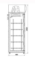 Холодильный шкаф COLD SW-1200 DR A/G, фото №3, интернет-магазин пищевого оборудования Систем4