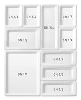 Поднос GN 1/3 из меламина Hendi 566077, фото №4, интернет-магазин пищевого оборудования Систем4