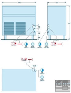 Льдогенератор Angelo Po PGC132, фото №6, интернет-магазин пищевого оборудования Систем4
