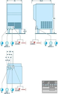 Льдогенератор Angelo Po PGG70, фото №5, интернет-магазин пищевого оборудования Систем4