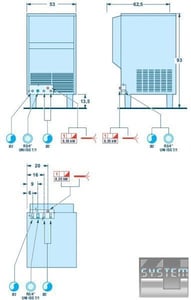 Льдогенератор Angelo Po PGG70W, фото №5, интернет-магазин пищевого оборудования Систем4