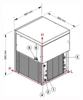 Льдогенератор NTF GM 1200 SPLIT, фото №2, интернет-магазин пищевого оборудования Систем4