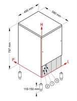 Льодогенератор NTF IFT 120 А, фото №2, інтернет-магазин харчового обладнання Систем4