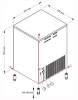 Льдогенератор NTF SLF 355 А, фото №2, интернет-магазин пищевого оборудования Систем4