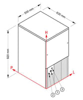 Льдогенератор NTF DISPENSER 90 A, фото №2, интернет-магазин пищевого оборудования Систем4