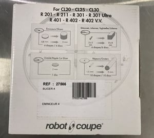 Диск-слайсер 4 мм Robot-Coupe 27566, фото №3, интернет-магазин пищевого оборудования Систем4