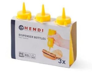 Набор диспенсеров для соусов Hendi 558034, фото №1, интернет-магазин пищевого оборудования Систем4