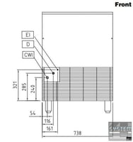 Льодогенератор Electrolux RIMC067SA, фото №2, інтернет-магазин харчового обладнання Систем4