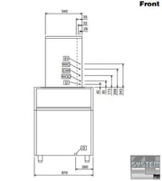 Льодогенератор Electrolux MC140AB20, фото №2, інтернет-магазин харчового обладнання Систем4