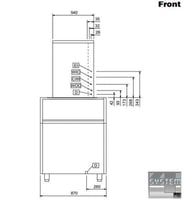 Льодогенератор Electrolux IMC140WB20, фото №2, інтернет-магазин харчового обладнання Систем4