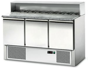 Холодильний стіл-сладетта GGM SAG147GN, фото №1, інтернет-магазин харчового обладнання Систем4