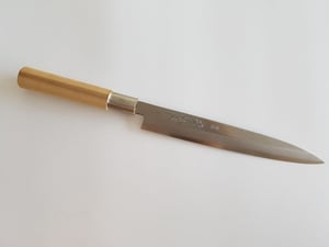 Нож с односторонним заточиванием Yanagiba 210 мм Yaxell 30995, фото №10, интернет-магазин пищевого оборудования Систем4