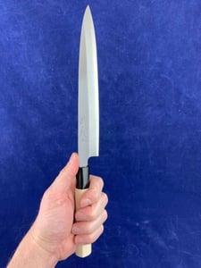 Нож с односторонним заточиванием Yanagiba 210 мм Yaxell 30995, фото №5, интернет-магазин пищевого оборудования Систем4