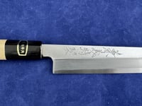 Ніж з одностороннім заточуванням Yanagiba buffalo 210 мм серія Yaxell 30563, фото №5, інтернет-магазин харчового обладнання Систем4