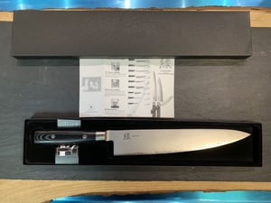 Нож Сантоку 125 мм Yaxell 36012, фото №3, интернет-магазин пищевого оборудования Систем4