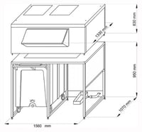 Бункер для льоду NTF Doppio Roller BIN 1100, фото №2, інтернет-магазин харчового обладнання Систем4