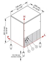 Льодогенератор Brema CB674A, фото №2, інтернет-магазин харчового обладнання Систем4