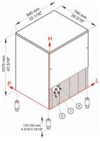 Льдогенератор Brema CB 1565AHC B-QUBE, фото №1, интернет-магазин пищевого оборудования Систем4