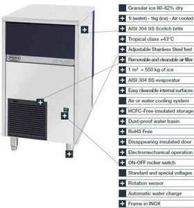 Льдогенератор Brema GB601A, фото №3, интернет-магазин пищевого оборудования Систем4