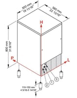 Льодогенератор Brema CB 425A, фото №3, інтернет-магазин харчового обладнання Систем4