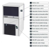 Льдогенератор Brema IMF 26А, фото №2, интернет-магазин пищевого оборудования Систем4