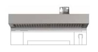 Вытяжной зонт Unox Ventless XEKHT-HCHS, фото №1, интернет-магазин пищевого оборудования Систем4
