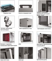 Конвекционная печь Unox XEFR-04EU-EMRV, фото №4, интернет-магазин пищевого оборудования Систем4