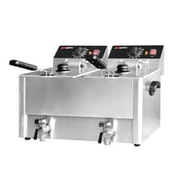 Фритюрниця GGM Gastro EFH8+8, фото №1, інтернет-магазин харчового обладнання Систем4