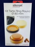 Форма силиконовая KIT TARTE RING HONORE D80 Silikomart, фото №5, интернет-магазин пищевого оборудования Систем4