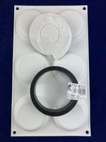 Форма силиконовая KIT TARTE RING HONORE D80 Silikomart, фото №4, интернет-магазин пищевого оборудования Систем4