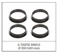 Кондитерское кольцо TARTE RING ROUND D100 H20 Silikomart, фото №2, интернет-магазин пищевого оборудования Систем4