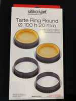 Кільце кондитерське TARTE RING ROUND D100 H20 Silikomart, фото №5, інтернет-магазин харчового обладнання Систем4