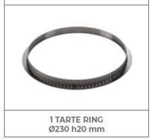 Кондитерское кольцо TARTE RING ROUND D230 H20 Silikomart, фото №2, интернет-магазин пищевого оборудования Систем4