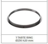 Кільце кондитерське TARTE RING ROUND D230 H20 Silikomart, фото №2, інтернет-магазин харчового обладнання Систем4