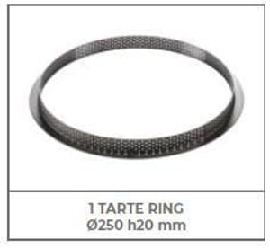 Кондитерское кольцо TARTE RING ROUND D250 H20 Silikomart, фото №2, интернет-магазин пищевого оборудования Систем4