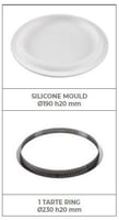 Форма силиконовая KIT TARTE RING ROUND D230 Silikomart, фото №4, интернет-магазин пищевого оборудования Систем4